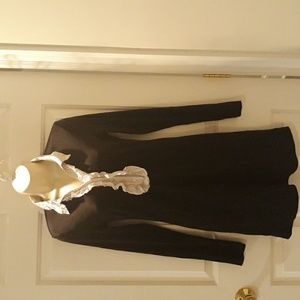 FOREVER 21 collared shirt ribbed dress